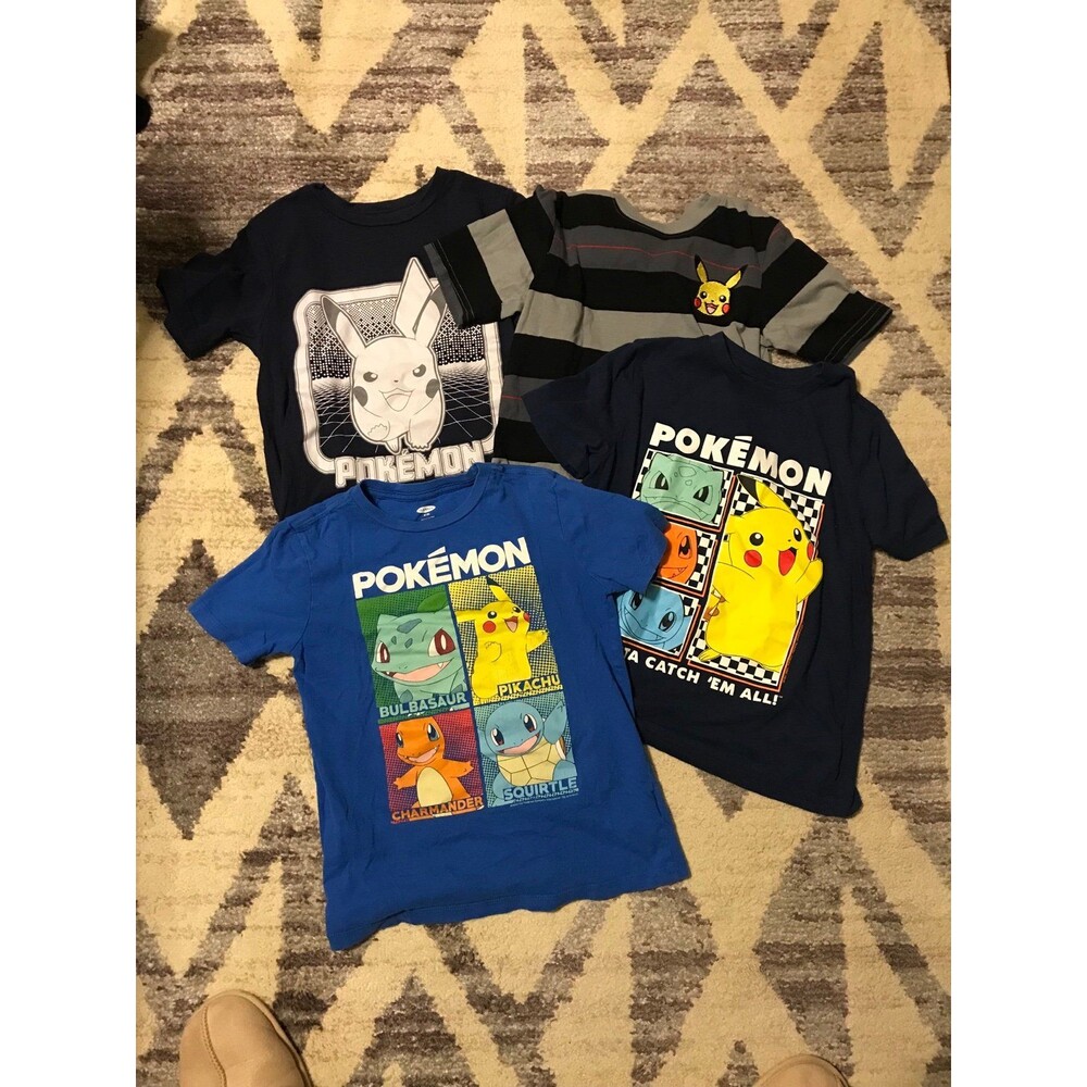 Pokemon Graphic T-shirts Boys Size 8 Medium